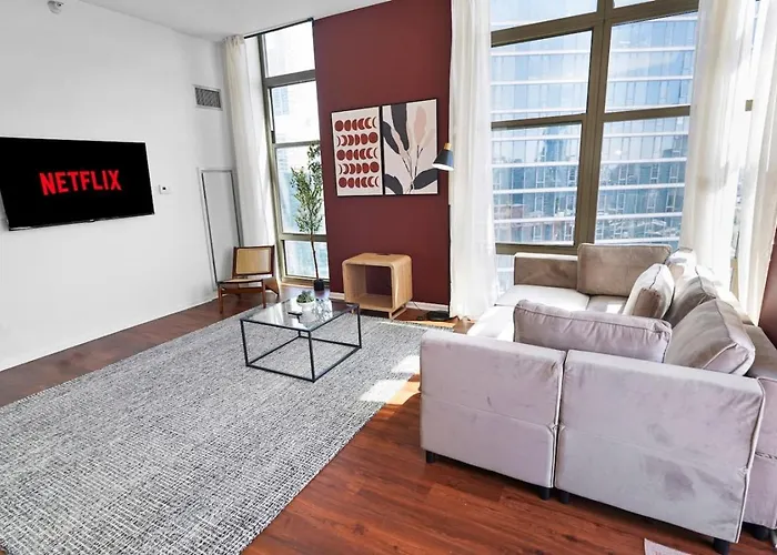 29th Floor 2br With Balcony And Gym Apartamento Chicago